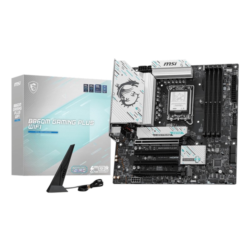 MSI B860M GAMING PLUS WIFI mātes plate Intel B860 LGA 1851 (Socket V1) mikro ATX