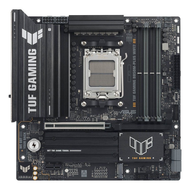 ASUS TUF GAMING B850M-PLUS WIFI7 AMD B850 AM5 pieslēgvieta mikro ATX