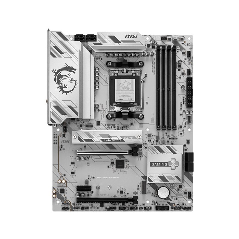 MSI B850 GAMING PLUS WIFI6E mātes plate AMD B850 AM5 pieslēgvieta ATX