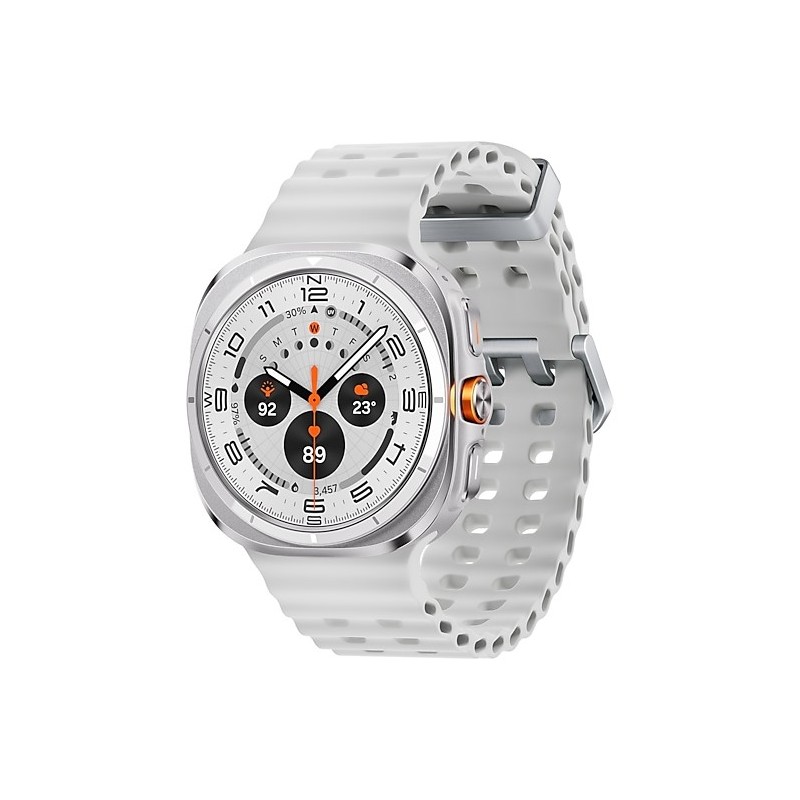 Samsung Galaxy Watch Ultra 3,81 cm (1.5") AMOLED 47 mm Digitāls 480 x 480 pikseļi Skārienjūtīgais ekrāns 4G Titāns, Balts Wi-Fi Samsung Galaxy Watch Ultra 3,81 cm (1.5") AMOLED 47 mm Digitāls 480 x 480 pikseļi Skārienjūtīgais ekrāns 4G Titāns, Balts Wi-Fi