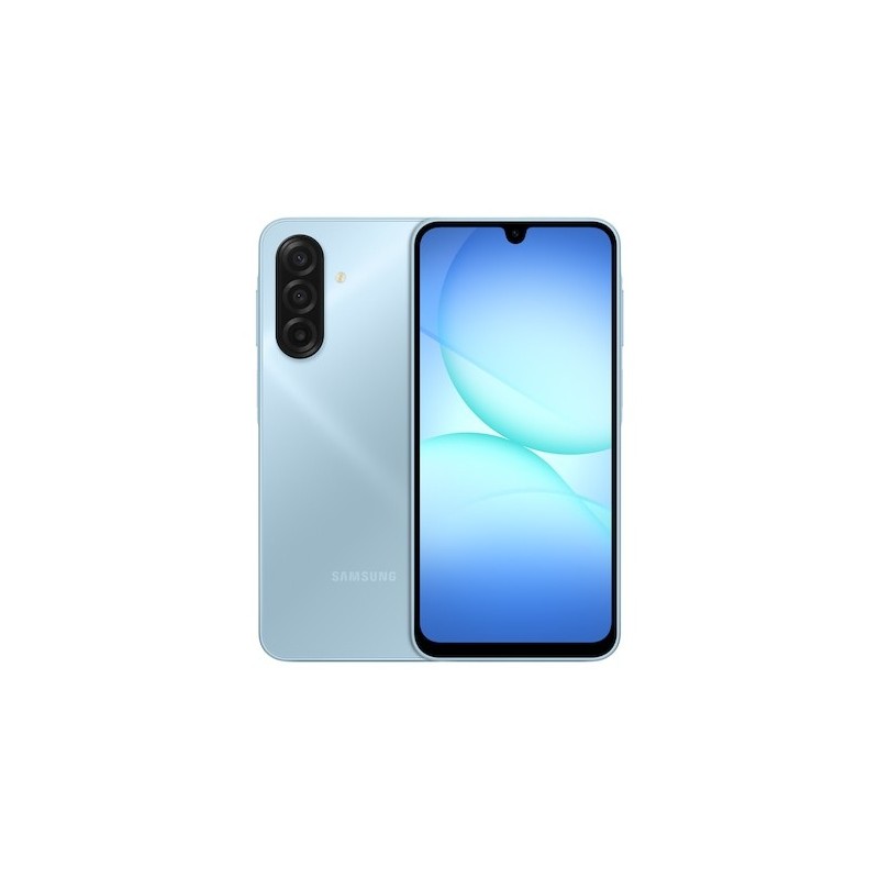 Samsung Galaxy A17 17 cm (6.7") Hibrīda duālā SIM 4G USB Veids-C 4 GB 128 GB 5000 mAh Gaiši Zils Samsung Galaxy A17 17 cm (6.7") Hibrīda duālā SIM 4G USB Veids-C 4 GB 128 GB 5000 mAh Gaiši Zils