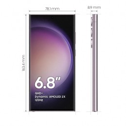 Samsung Galaxy S23 Ultra SM-S918B 17,3 cm (6.8") Две SIM-карты Android 13 5G USB Type-C 8 GB 256 GB 5000 mAh Лаванда Samsung Galaxy S23 Ultra SM-S918B 17,3 cm (6.8") Две SIM-карты Android 13 5G USB Type-C 8 GB 256 GB 5000 mAh Лаванда