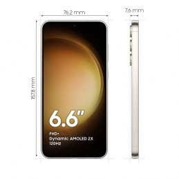 Samsung Galaxy S23+ SM-S916B 16,8 cm (6.6") Две SIM-карты Android 13 5G USB Type-C 8 GB 256 GB 4700 mAh Кремовый Samsung Galaxy S23+ SM-S916B 16,8 cm (6.6") Две SIM-карты Android 13 5G USB Type-C 8 GB 256 GB 4700 mAh Кремовый
